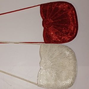 Vintage Pair Beaded Cocktail Purses